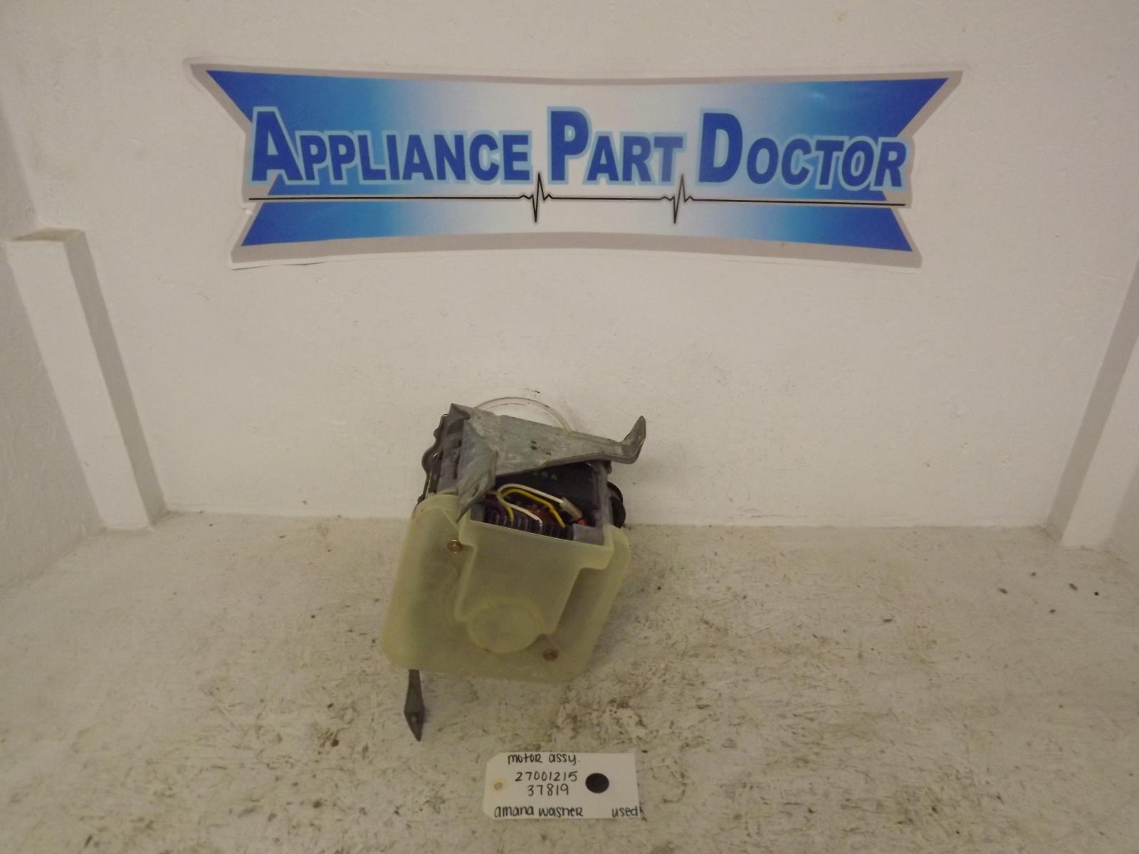 Amana Washer 27001215 37819 Motor Assembly Used Amana Washer 27001215 37819 Motor Assembly Used